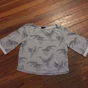 Slouchy T-shirt Sweater (3/4 length sleeves)